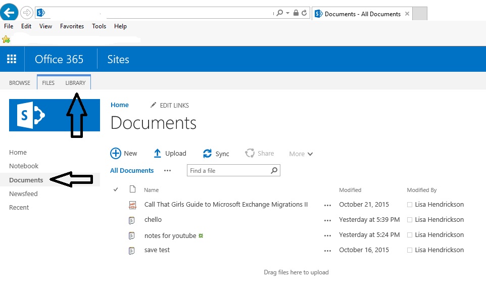 how to synchronize sharepoint with windows10